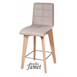 Tabouret Snack contemporain piètement rotatif