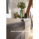 Enfilade contemporaine porte métal