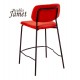 Tabouret Snack structure métal laqué