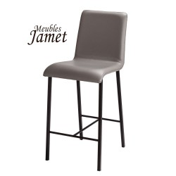 Tabouret Snack métal carré