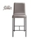 Tabouret Snack métal carré