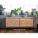Buffet Enfilade Contemporaine chêne et métal