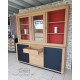 Buffet vaisselier Contemporain en chêne massif