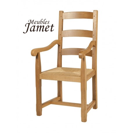 Fauteuil bout de table Rustique Réf. M 830