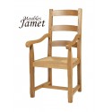 Fauteuil bout de table Rustique Réf. M 830
