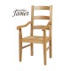 Fauteuil Rustique en chêne massif Réf. M 815