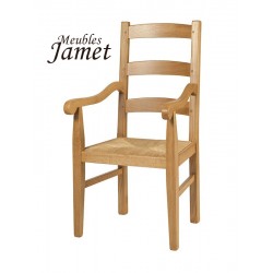 Fauteuil Rustique en chêne massif Réf. M 815