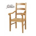 Fauteuil Rustique en chêne massif Réf. M 815