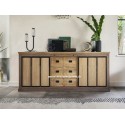 Buffet bas Style Industriel 3 portes coulissantes Réf. A EU33 B
