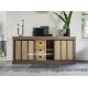 Buffet bas Style Industriel 3 portes coulissantes Réf. A EU33 B