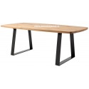 Table Ovale Bois et Métal Réf. C P4 DO