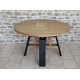 Table ronde Style Atelier en chêne