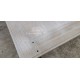 Table Style Industriel en chêne massif avec 2 allonges