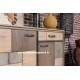 Buffet bas 2 portes Style PATCHWORK Réf. A2942 PC