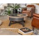 Table basse ronde Style Industriel