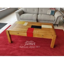 Table basse PATCHWORK de couleur Réf. HONORINE