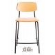Tabouret de bar bois et métal Réf. ECOLIER