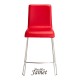 Tabouret de bar piètement métal chromé Réf. T 9839 L