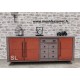 Buffet enfilade style Industriel Bois et Métal