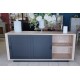 Buffet bas 2 portes coulissantes Contemporain Réf. TREMEOC