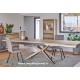 Table chêne et métal sur mesure 