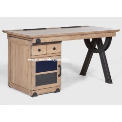 Bureau extensible style Industriel