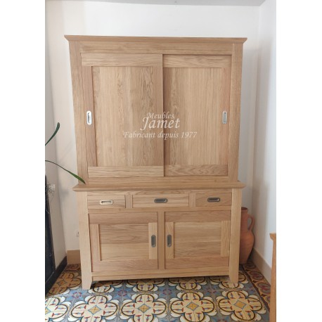 Buffet deux corps Contemporain chêne Réf. TOURS