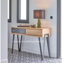 Console Contemporaine Chêne et métal Réf. EDG79 C