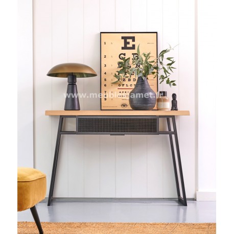 Console Style Industriel Bois et métal Réf. GAL79 C