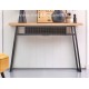 Console Style Industriel Bois et métal Réf. GAL79 C