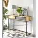 Console 2 tiroirs bois et métal Réf. BKS79 C