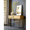 Console table Chêne et métal Réf. PRI79 C