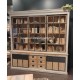 Bibliothèque style Industriel Réf. A EU63 GRIS