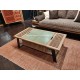 Table basse plateau relevable bois et métal Réf. A 5670 A