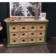 Commode 3 tiroirs Style Industriel Réf. A EU34 VERT