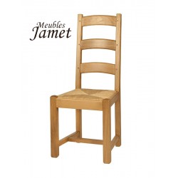 Chaise rustique en chêne