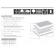 Sommier à Lattes EXTRA PLAT LHHauteur 8 cm SOMOUEST
