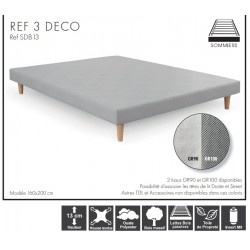 Sommier Déco à lattes Hauteur 13 cm