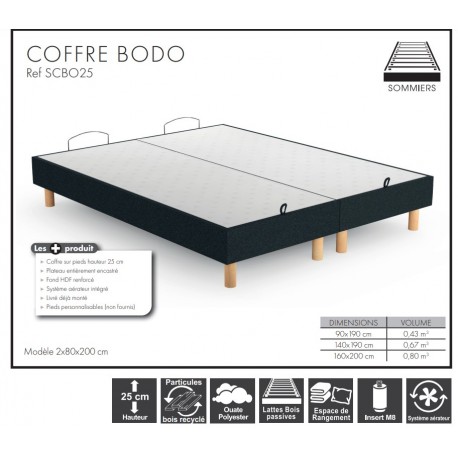 Sommier COFFRE à Lattes BODO SOMOUEST