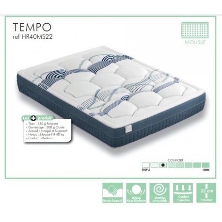 Matelas Mousse TEMPO SOMOUEST