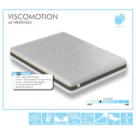 Matelas Mémoire de Forme VISCOMOTION SOMOUEST