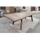 Table Contemporaine Chêne et Métal Réf. MALAKOFF