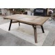 Table Contemporaine Chêne et Métal Réf. MALAKOFF