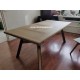 Table Contemporaine Chêne et Métal Réf. MALAKOFF