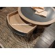Table basse ronde Style Industriel