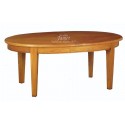 Table Ovale en chêne pied fuseau Réf. T5113
