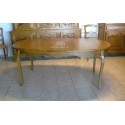 Table Ovale Louis XV en chêne Réf. T5117
