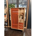 Vitrine Style Industriel Bois et Métal Réf. A 5647 A