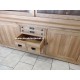 Buffet vaisselier Contemporain Chêne Massif Réf. CHÂTEAUDUN