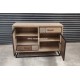 Buffet bas 2 portes Style PATCHWORK Réf. A2942 PC